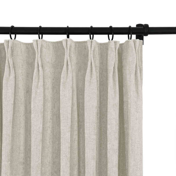 Tino Heavyweight Chenille Drapery Pleated TWOPAGES